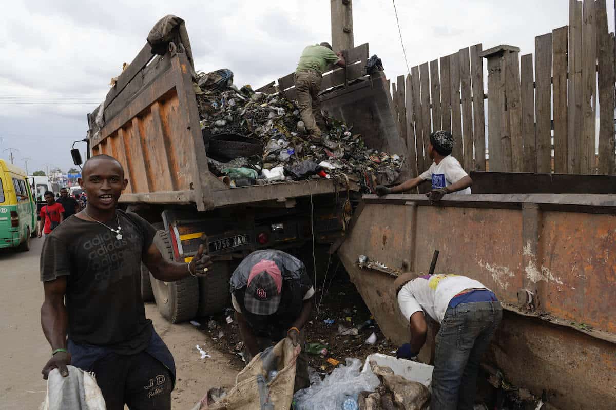 Collecting-garbage-on-streets-of-Antananarivo-capital-city-of-Madagascar