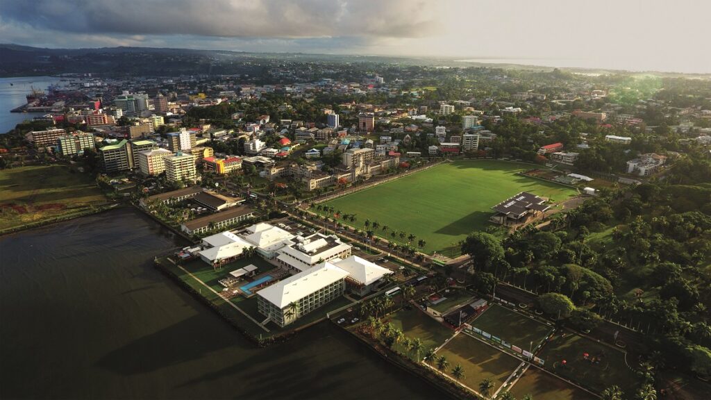 SUVA CITY AERIAL VIEW